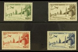 MOROCCO 1952 Monument To General Leclerc UNISSUED AIR SET, Yvert 89/92 (Maury 89A/D), Superb Never Hinged Mint. (4... - Altri & Non Classificati