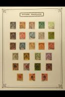 GUIANA 1887 TO 1947 VERY FINE USED COLLECTION. A Spectacular Collection Begins With The 1887 0f25 On 30c, 1892... - Other & Unclassified