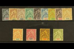 GRANDE COMORE 1897 Sage Set Complete, Yv 1/13, Very Fine And Fresh Mint.(13 Stamps) For More Images, Please Visit... - Altri & Non Classificati