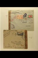 FRENCH WEST AFRICA (SENEGAL) CENSORED COVERS 1939-44 Collection Showing A Good Range Of World War 2 Censor Cachets... - Otros & Sin Clasificación