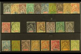 DIEGO SUAREZ 1892-93 FINE USED COLLECTION On A Stock Card. Includes 1892 Set (less 75c) & Complete 1893 Set.... - Autres & Non Classés