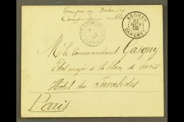 DAHOMEY 1902 (Nov) Stampless Cover To Paris, Endorsed 'Groupes Du Dahomey Correspondance Militaire', Bearing... - Otros & Sin Clasificación