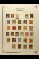 CANTON SPLENDID VERY FINE USED COLLECTION Of Very Fine Cds Used Stamps Including The 1901-02 Set (only Missing The... - Other & Unclassified