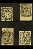 BENIN POSTAGE STAMPS 1894 Set Complete, Yv 1/4 Very Fine Used. (4 Stamps) For More Images, Please Visit... - Other & Unclassified