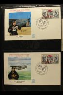 1972-1983 ILLUSTRATED FIRST DAY COVERS - MAGNIFICENT COLLECTION Housed In Five Fine Matching Albums, All... - Otros & Sin Clasificación