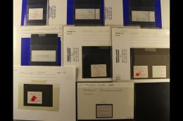 FRAMA LABELS PROOFS & VARIETIES 1982-2002 Interesting Never Hinged Mint Group In Auction Folders, Inc 1982... - Autres & Non Classés