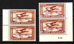 1931 50m And 100m Zeppelin Set, SG 185/6,  In Vertical NHM Pairs. (4 Stamps) For More Images, Please Visit... - Altri & Non Classificati