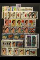 1963-94 NEVER HINGED MINT COLLECTION An All Different Collection With 1963 Defin Set, 1967 Defin Set Of 22,... - Cook Islands