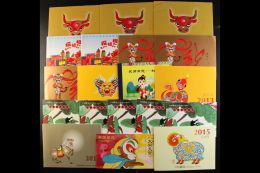 BOOKLETS 2009-2015 Small Group Of Never Hinged Mint Complete Booklets, Inc Numbers 36 (x3), 37 (x2), 39 (x3), 45,... - Other & Unclassified