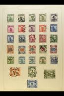 1898-1955 MINT AND USED COLLECTION On Album Pages. Note 1909 Temple Set Mint; 1912 Republic Range (various... - Autres & Non Classés