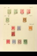 1900-1950 MINT & USED COLLECTION On Leaves, Inc 1900 Sets (x2) Mint, 1902-03 To 6d Mint, 1905 1d (x2, One... - Iles Caïmans