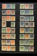 BRITISH COLUMBIA TELEPHONE STAMPS SMALL PREPAID STAMPS 1911-1939 Fine Unused Collection Mostly Without Gum As... - Andere & Zonder Classificatie