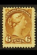 1870 6c Yellowish Brown, Small Head, SG 86, Very Fine And Fresh Mint Og. For More Images, Please Visit... - Otros & Sin Clasificación