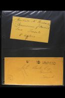 1862-1871 "UNPAID" MAIL. An Interesting Group Of Stampless Covers Bearing Straight-line "UNPAID 7" Or "UNPAID"... - Andere & Zonder Classificatie