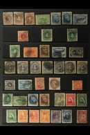 1880-1908 ALL DIFFERENT USED COLLECTION Includes 1880-82 Complete Set With All Three 1c Brown Shades And Both 3c... - Otros & Sin Clasificación