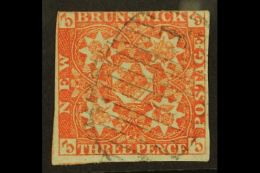 1851 3d Dull Red, SG 2, Used With 3 Margins & Lovely Neat Oval Pmk. Cat £350. For More Images, Please... - Altri & Non Classificati