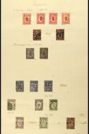 1879-1919 USED COLLECTION Presented On Album Pages. Includes 1879 10c (x2), 25c (x2), 50c & 1f (x4), 1881 Set,... - Other & Unclassified