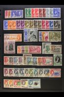 1937 - 1970 Complete Used Collection Including Geo VI Badge Issue Ordinary Paper Varieties. Lovely Fresh... - British Virgin Islands