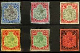 1918-22 KGV "Key Plate" Set, SG 51b/55, Very Fine Mint Group (6 Stamps) For More Images, Please Visit... - Bermuda