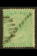 1874 3d On 1s Green, SG 13, Fine Used With Repaired Tear & A Few Slightly Short Perfs. Cat £850. For... - Bermudas