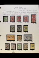 OFFICIALS 1913-30 USED COLLECTION "O S" PUNCTURED OFFICIALS - Excellent Collection Of These Sought After Issues,... - Andere & Zonder Classificatie