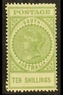 SOUTH AUSTRALIA 1904-11 10s Green, SG 291, Very Fine Mint. For More Images, Please Visit... - Andere & Zonder Classificatie