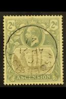 1924-33 2d Grey-black And Grey With Broken Mainmast Variety, SG 13a, Very Fine Cds Used. For More Images, Please... - Ascension