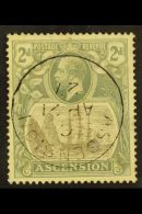 1924-33 2d Grey-black And Grey With Broken Mainmast Variety, SG 13a, Very Fine Cds Used. For More Images, Please... - Ascensione