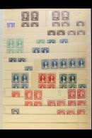 1888-9 COLOUR TRIALS & PROOFS ½c To 6c Value, We See Various Colours On Card, Several In Blocks Of 4,... - Otros & Sin Clasificación