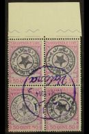 VLORA (VALONA) LOCAL ISSUE. 1914 50q Mauve & Rose With Star Within Double-lined Circle Local Overprint (Michel... - Albanië