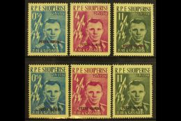 1962 Air "Posta Ajrore" Overprints In Red And In Black Complete Sets (Michel 647a/49a & 647b/49b, SG 691/93... - Albanië
