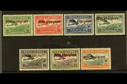 1929 Air "Mbr. Shqiptare" Overprints Complete Set (Michel 210/16, SG 270/76), Very Fine Mint, Very Fresh &... - Albanië