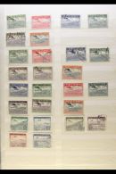 1925-50 AIR POST STAMPS Includes 1925 Set (less The 1fr) Fine Used, 1925 "Rep. Shqiptare" Overprints Complete Set... - Albanië