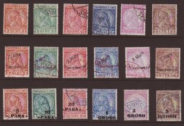 1913 - 1914 SKANDERBEG ISSUES Fine Used Selection Comprising 1913 Set, 1914 "7 Mars" Ovpt Set, 1914 Surcharge Set,... - Albanië