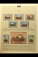 RAILWAYS OF THE WORLD - ASIAN AND PACIFIC COUNTRIES A Lovely All Different Thematic Collection Of Never Hinged... - Zonder Classificatie