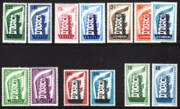 EUROPA 1956 Year Set Complete, With Belgium, France, Germany, Italy, Luxembourg And The Netherlands All Never... - Non Classificati