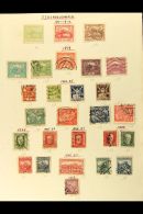 EUROPEAN COUNTRIES COLLECTION. 1880's-1960's ALL DIFFERENT Mint & Used Stamps On Leaves, We See Albania... - Autres & Non Classés