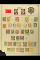 WORLD COLLECTION 19th Century To 1940's Mint Or Used Mostly All Different Stamps On Pages, Inc Albania, Bavaria,... - Other & Unclassified