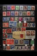 EAST GERMANY 1945-1990 ALL DIFFERENT Used Collection Presented On Stock Pages In An Album (1400+ Stamps) For More... - Autres & Non Classés