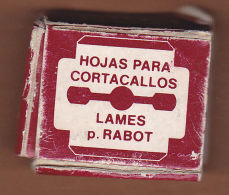 AC - HOJAS PARA CORTACALLOS LAMES P RABOT PALOS BLADES RAZOR 25 BLADE IN UNOPENED BOX - Razor Blades