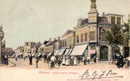 1902  ASSEN - GEDEMPTE SINGEL  ( Keuren Lichtdruk) - Assen