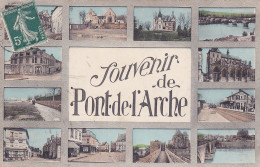 CPA - 27 - PONT DE L'ARCHE - Multivue - Souvenir - Pont-de-l'Arche