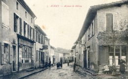 Tarn - Alban - Avenue De Millau (Milhau) - Café Pasturel - Alban