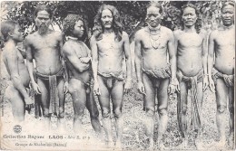 LAOS -- Groupe De Nhahoeuns  ( Bassac ) - Laos