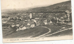 Cp , 25 , PONTARLIER , Vue Générale Prise De La Chapelle , Voyagée 1913 - Pontarlier