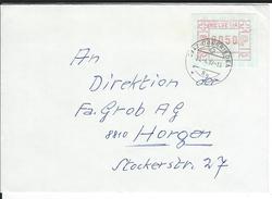 ATM SBK 7A, Mi 3.6 Oberrieden 21.4.1987 - Automatic Stamps