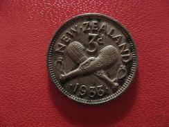 Nouvelle Zélande - 3 Pence 1933 George V 1698 - Nouvelle-Zélande