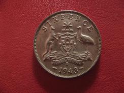 Australie - 6 Pence 1943 D George VI 1716 - Sixpence