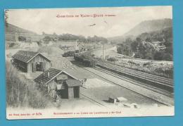 CPA - Chemin De Fer Raccordement à La Ligne De Lunéville à St-Dié Carrières De RAON-L'ETAPE 88 - Raon L'Etape