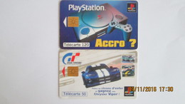 2  TELECARTES PLAYSTATION - Spelletjes